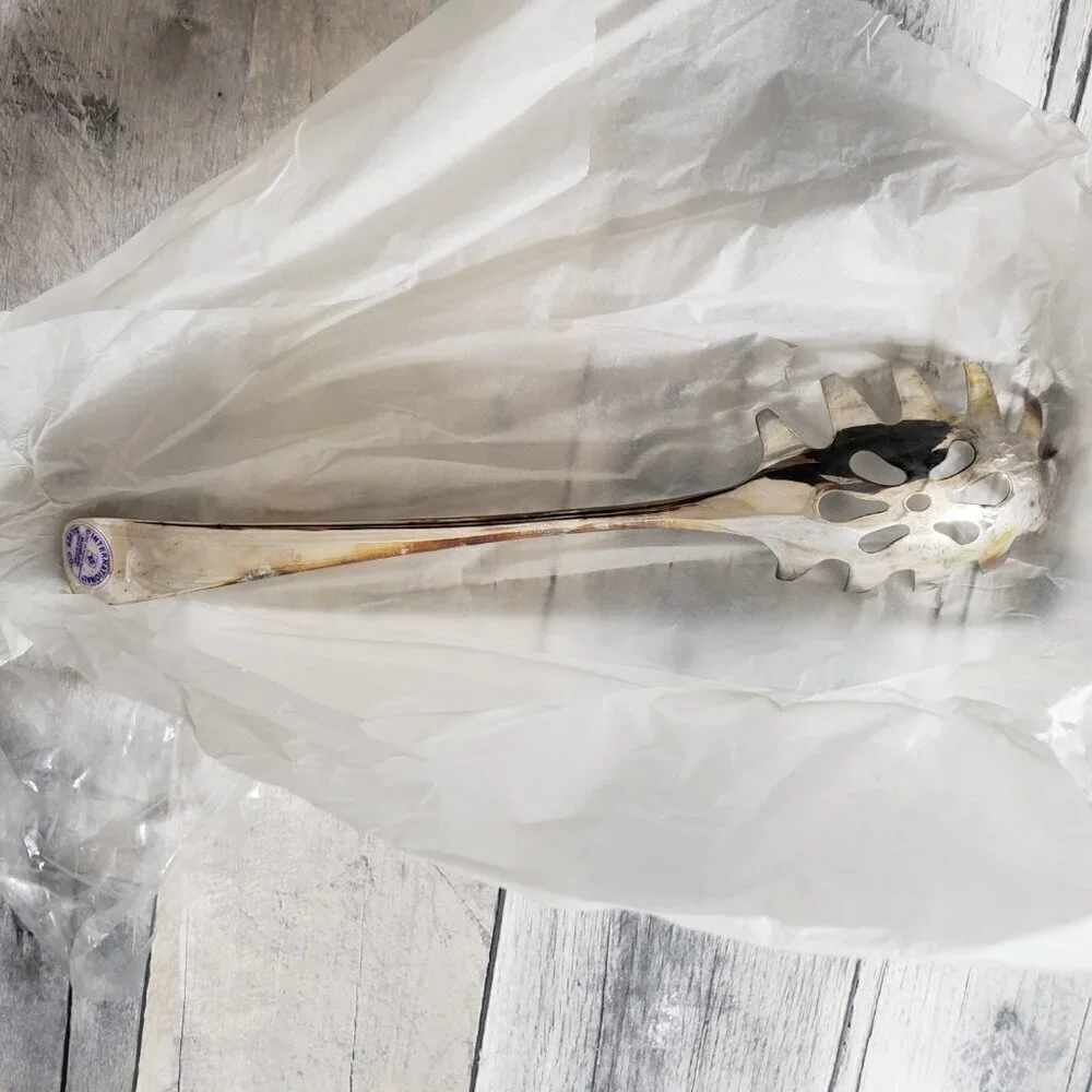Vintage Unused Silver-plated Spaghetti Server